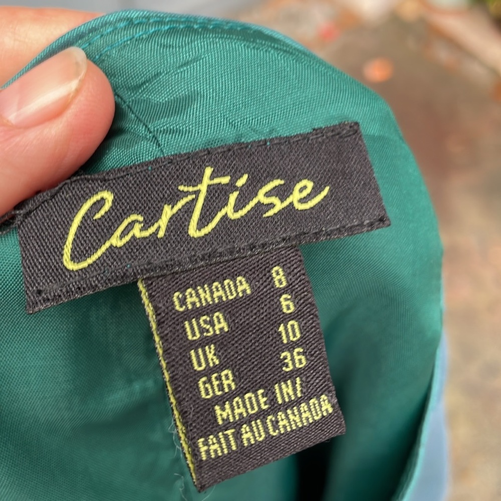 Carries iridescent metallic trumpet skirt - Picture 3 of 6